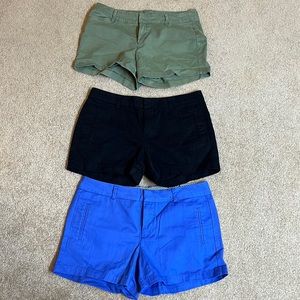 3 pair of shorts